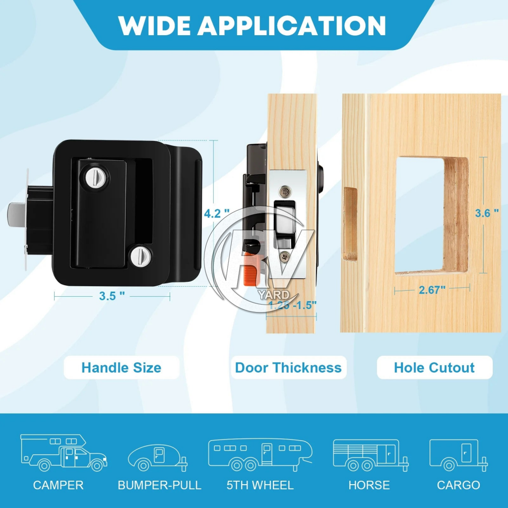New RV Door Lock