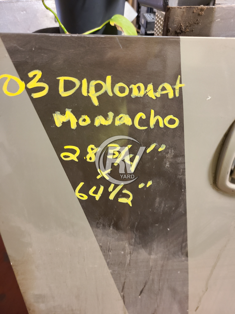 2003 Monaco Diplomat Compartment Door 28¾’ X 64½’ Compartment Doors