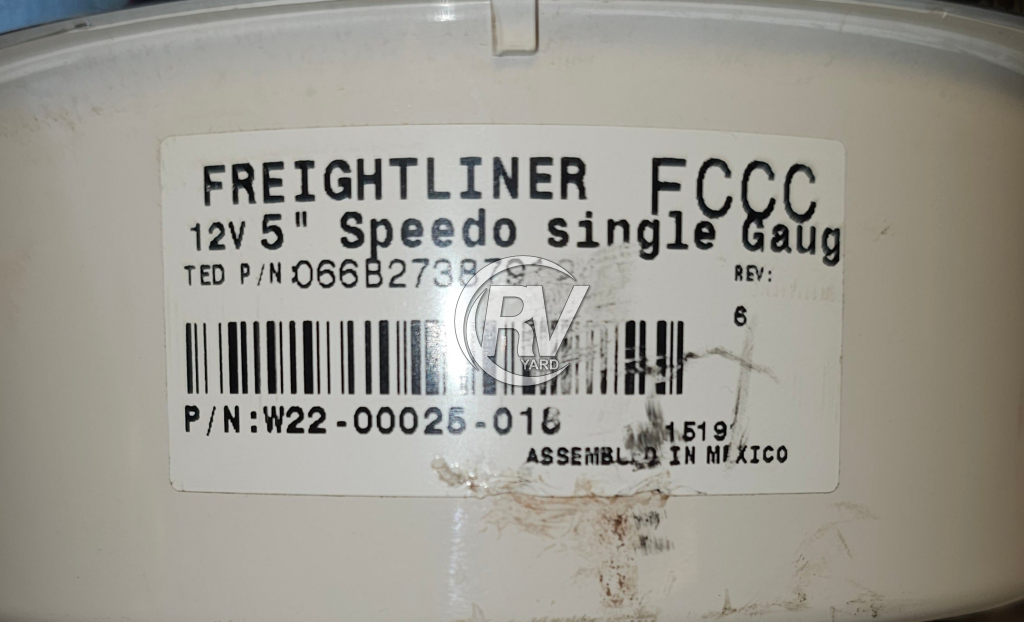 Used Freightliner Speedometer Gauge w22-00025-018