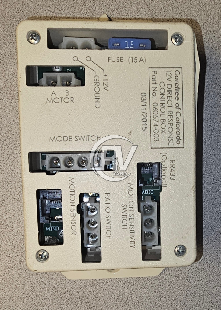 Used Carefree Of Colorado Control Box 06574-003