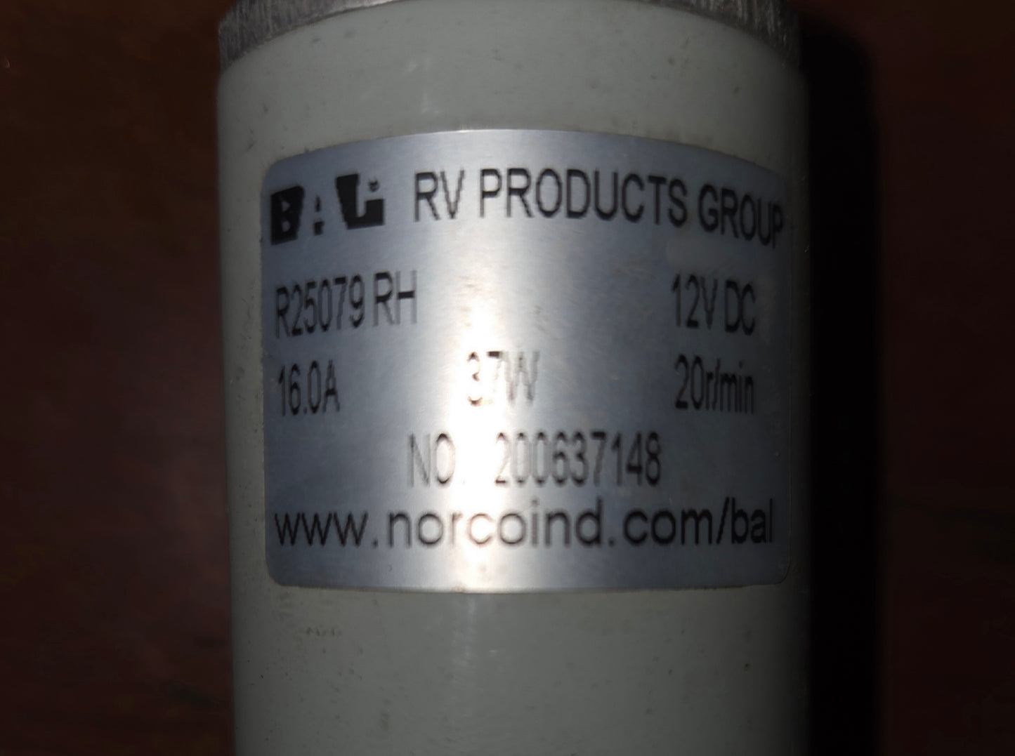 Used Norco Slide Out Motor R25079RH