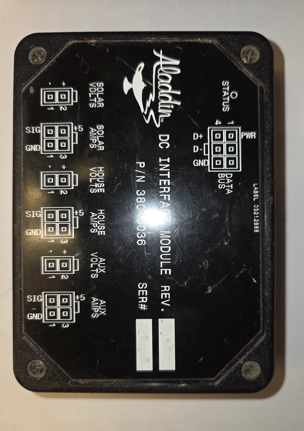 Used Aladdin DC Interface Module P/N 38040036