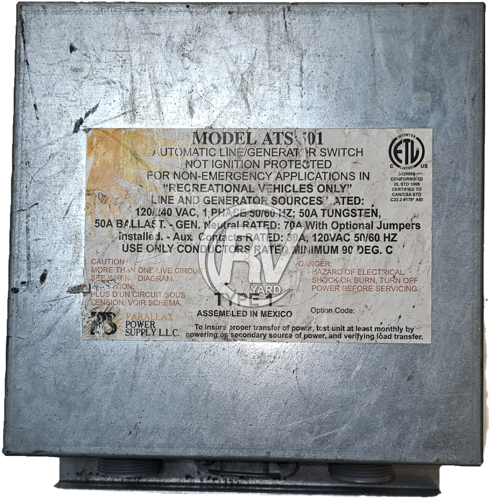 Used Automatic Transfer Switch Model Ats501