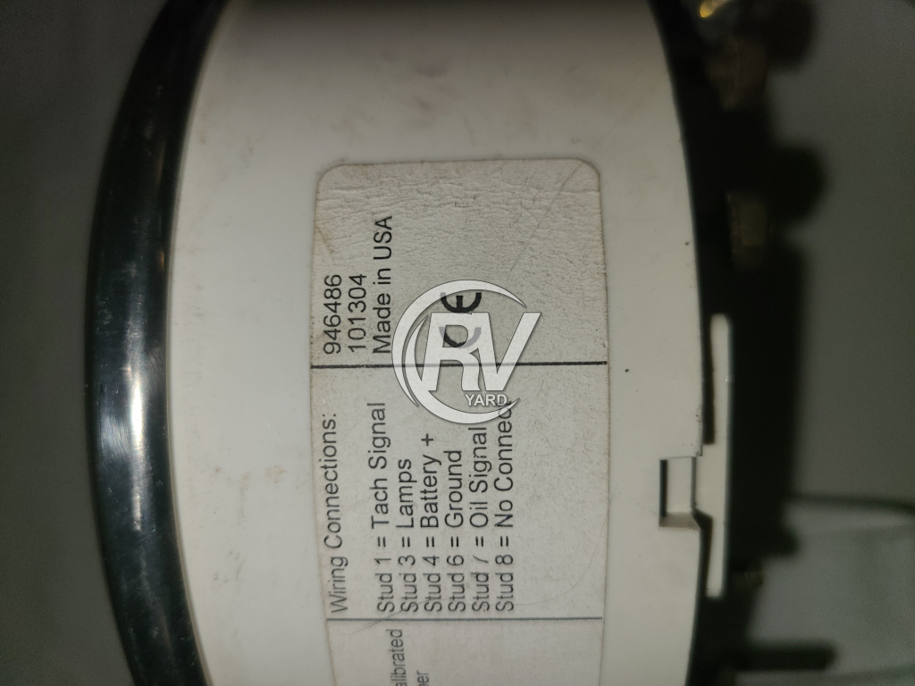 Rv Rpm/Ec Voltage/Oil Pressure Gauge #946486 Gauge
