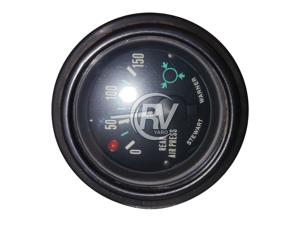 Stewart Warner Rear Air Pressure Gauge #Na Rv Gauge