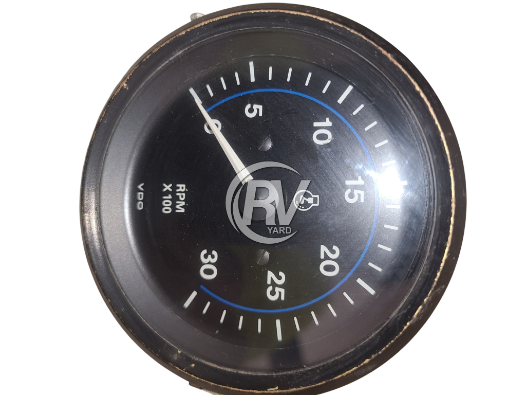 Vdo Rpm Gauge Black And Blue Part#Na Rv Gauge