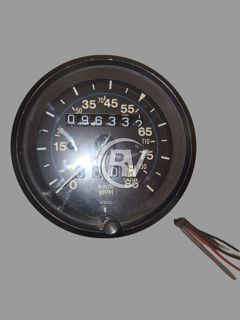 Vdo Speedometer Black And Blue #Na Rv Gauge