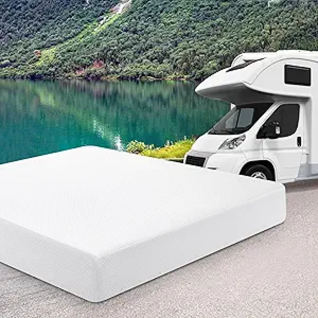 Short Queen RV Mattress 10 Inch with Tencel Cover FURNITURE