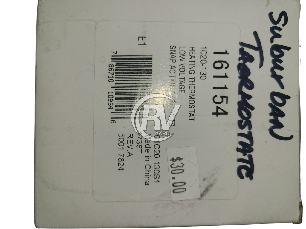 Suburban Thermostat - Analog #1C20-130 Appliances
