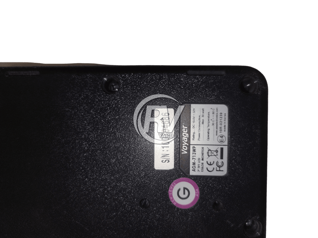 Voyager Camera Monitor #Aom-713Wp Cameras And Monitors
