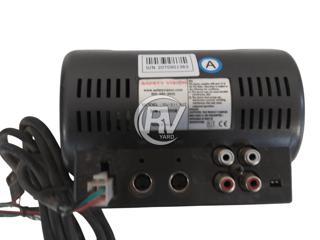 Safety vision backup camera monitor SV551KIT RV Yard
