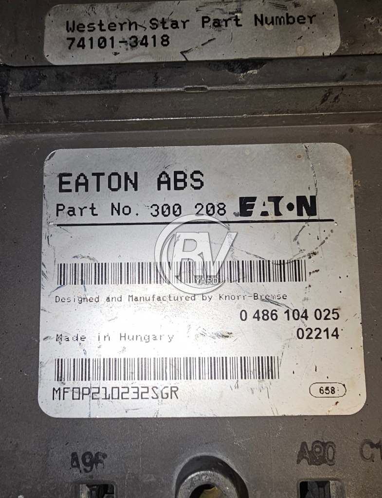Used Eaton Abs Part# 300 208