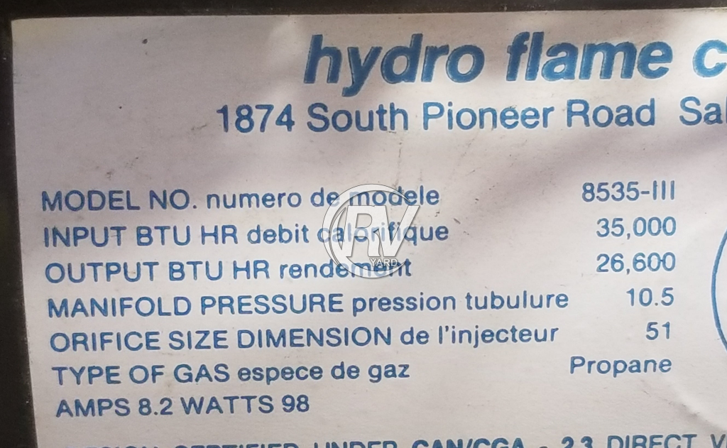 Atwood 8535-III RV Furnace