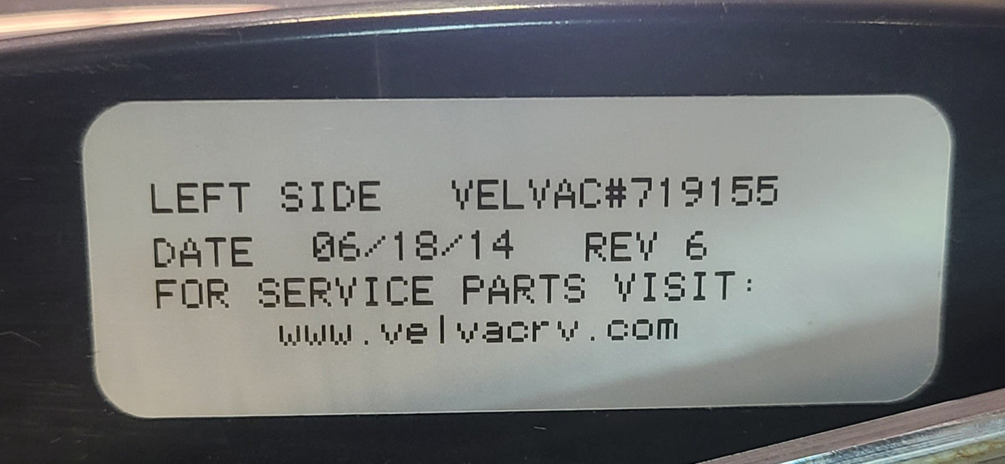 Used Driver Side Velvac Mirror P/N 719155