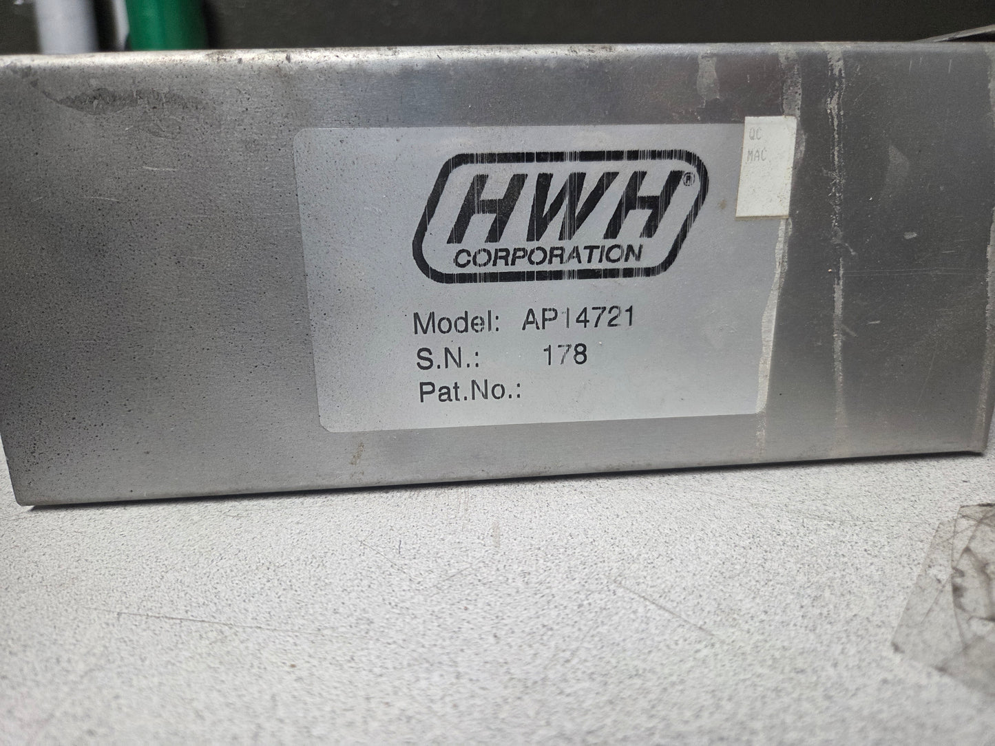 Used HWH AP14721 Levelin Control Box