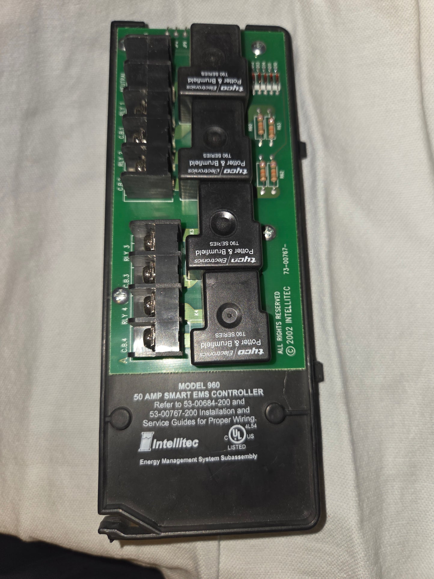 Used Intellitec Model 960 50 Amps Smart EMS Controller 00-00767-200
