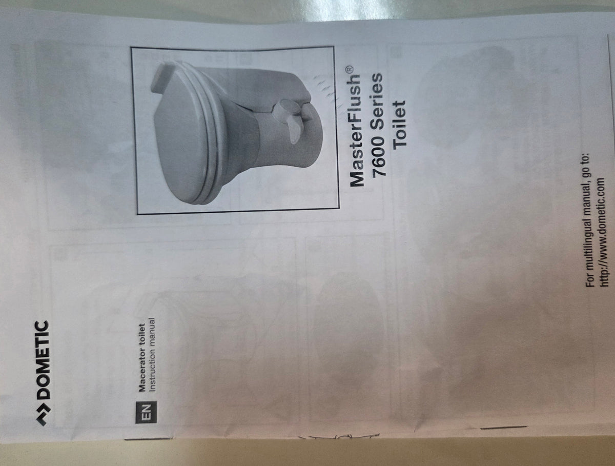 Dometic MasterFlush 7600 Series Toilet
