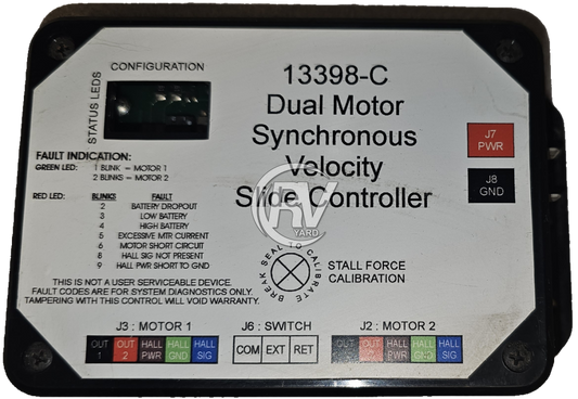 Used Dual Motor Synchronous Slide Controller 13398-C