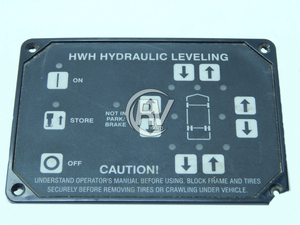 Hwh 325 Series Hydraulic Leveling Control Panel Ap10215 Rv