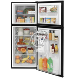 New Ge 9.8 Cu. Ft. 12V Top-Freezer Refrig - Black Right Refrigerators