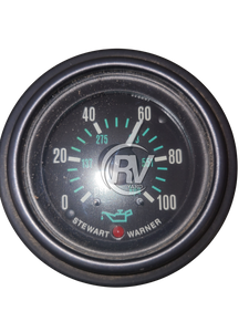 Stewart Warner Oil Pressure Gauge #0920-Nn1-005 Rv Gauge