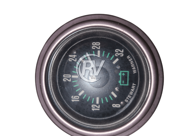 Stewart Warner Dc Voltage Gauge #0920-N111-006 Rv Gauge