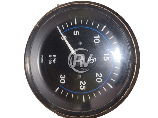 Vdo Rpm Gauge Black And Blue Part#Na Rv Gauge