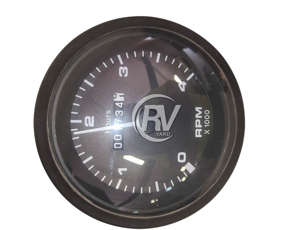 Black Generator RPM Gauge Part NA RV Yard