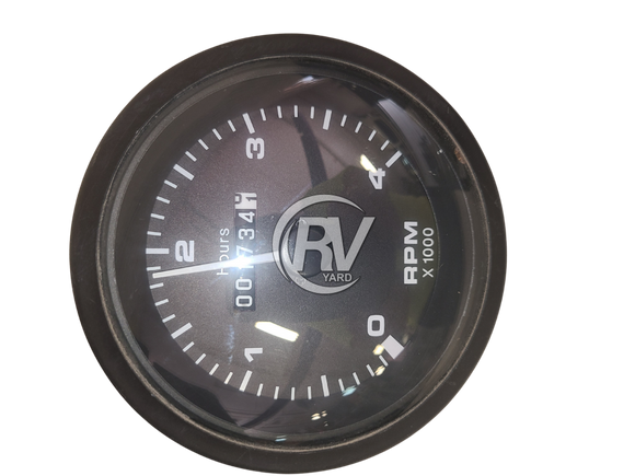 Black Generator Rpm Gauge Part #Na Rv Gauge