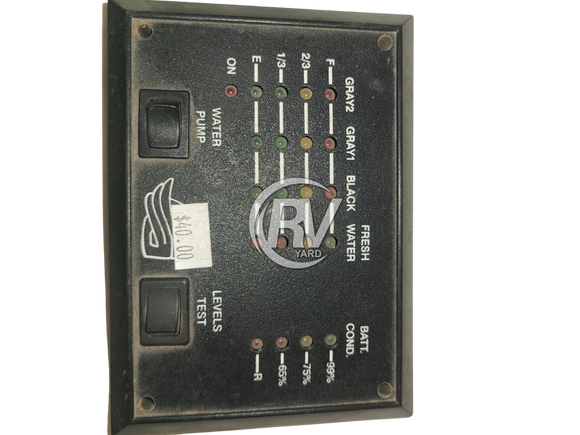 Black Systems Monitor Without Water Heater Switch #9205 Electrical