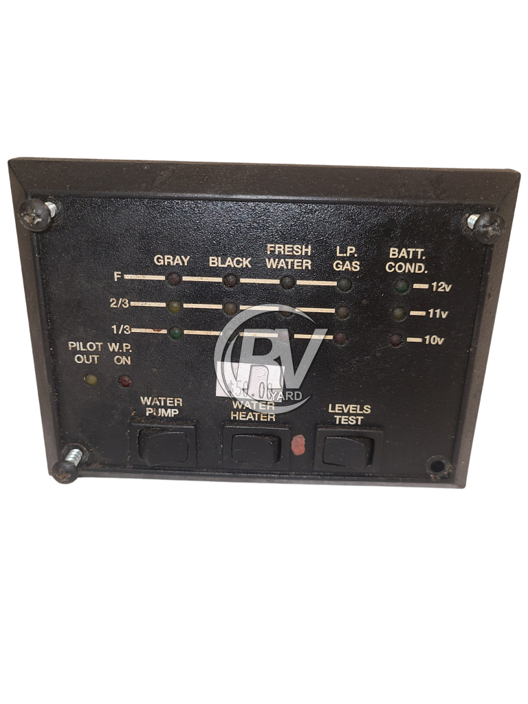 Black Systems Monitor Panel #L5097-52-RW – RV Yard