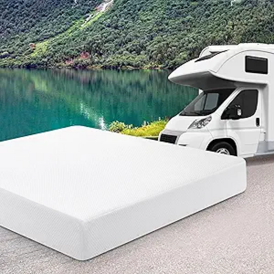 Short Queen RV Mattress 10 Inch with Tencel Cover FURNITURE