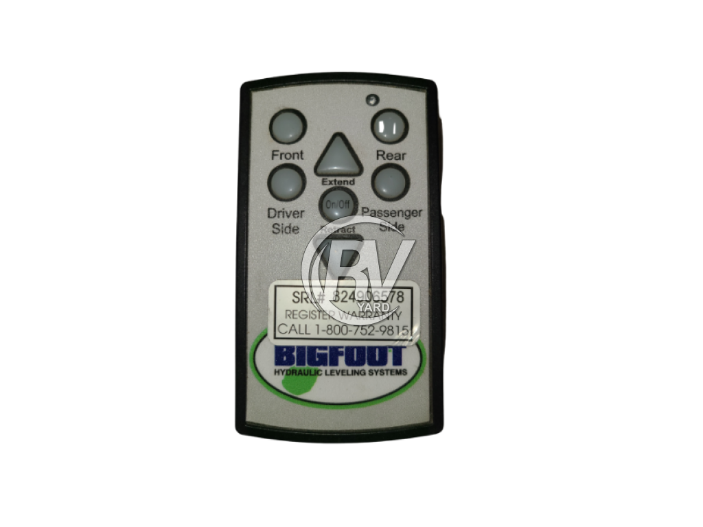 Bigfoot EZ Hydraulic Leveling Remote M37072 RV Yard